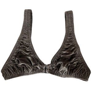 SKIMS Velvet Stretch Plunge Bra Amethyst Medium